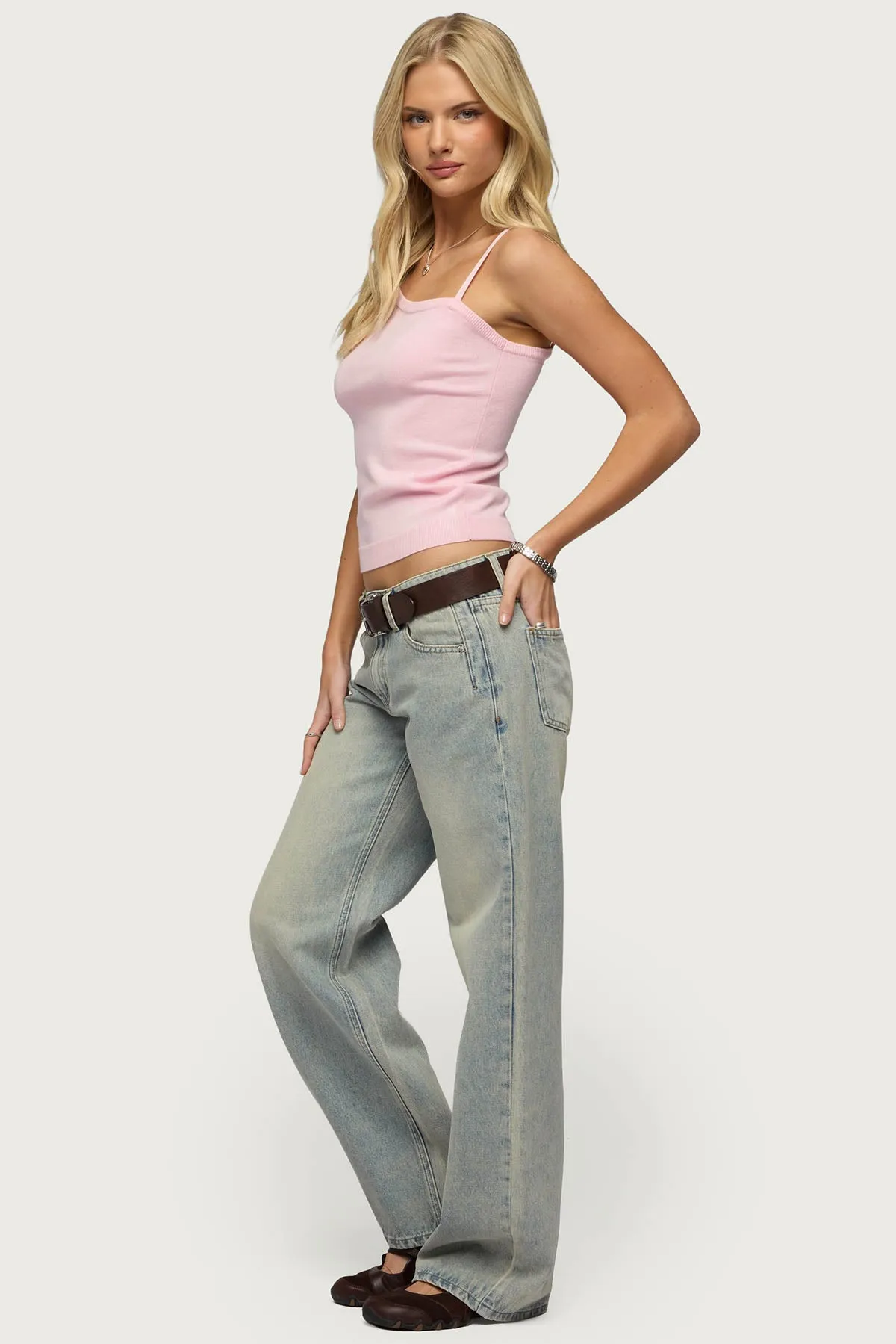 Lorelai Asymmetric Knit Top sold by Edikted product image thumbnail 4