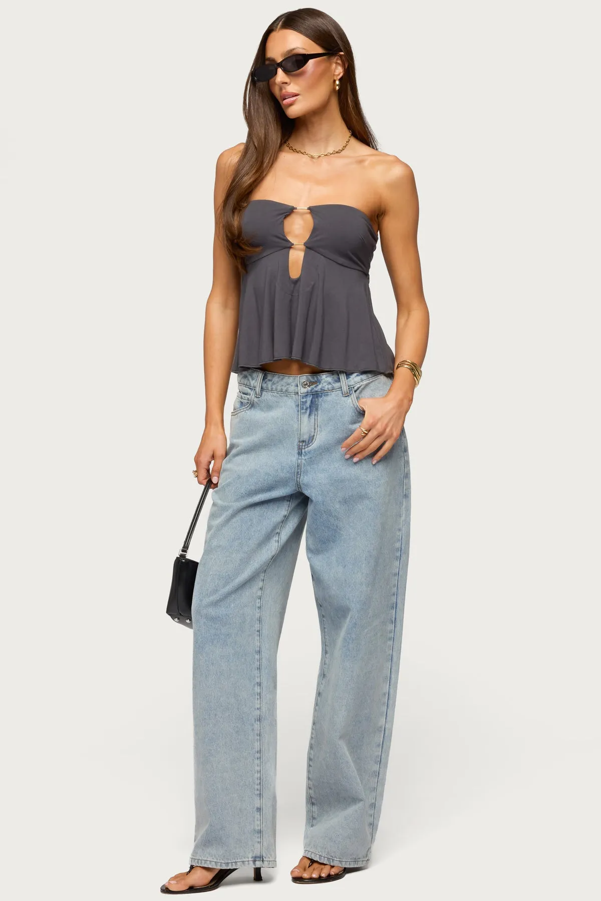 Nikita Strapless Cutout Top sold by Edikted product image thumbnail 2