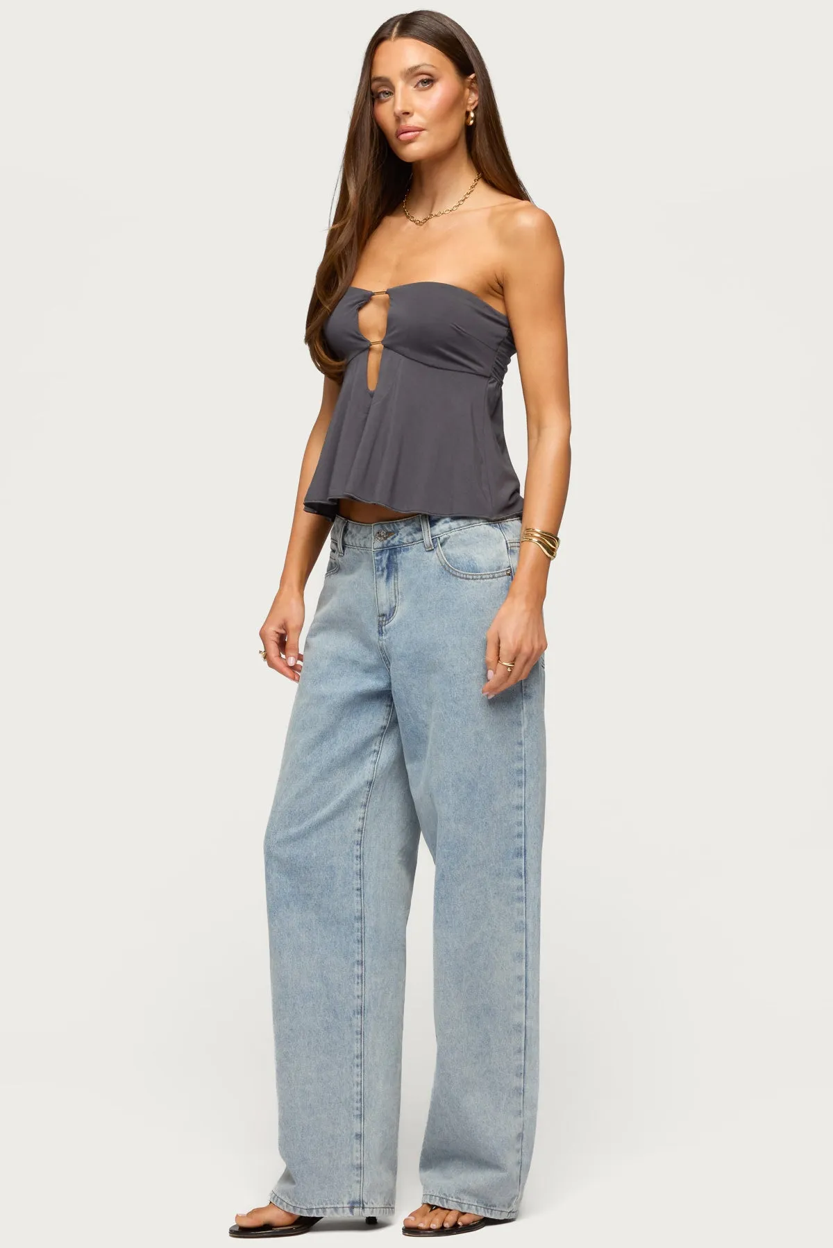 Nikita Strapless Cutout Top sold by Edikted product image thumbnail 4