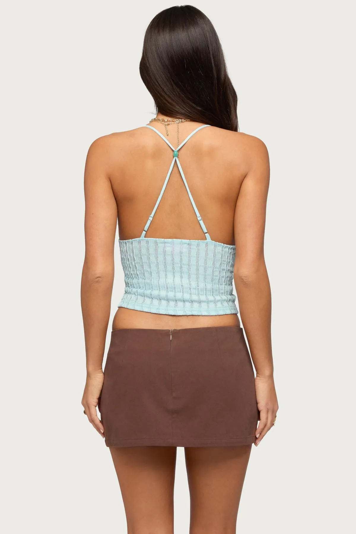 Alitah Bead Textured Tank Top sold by Edikted product image thumbnail 5