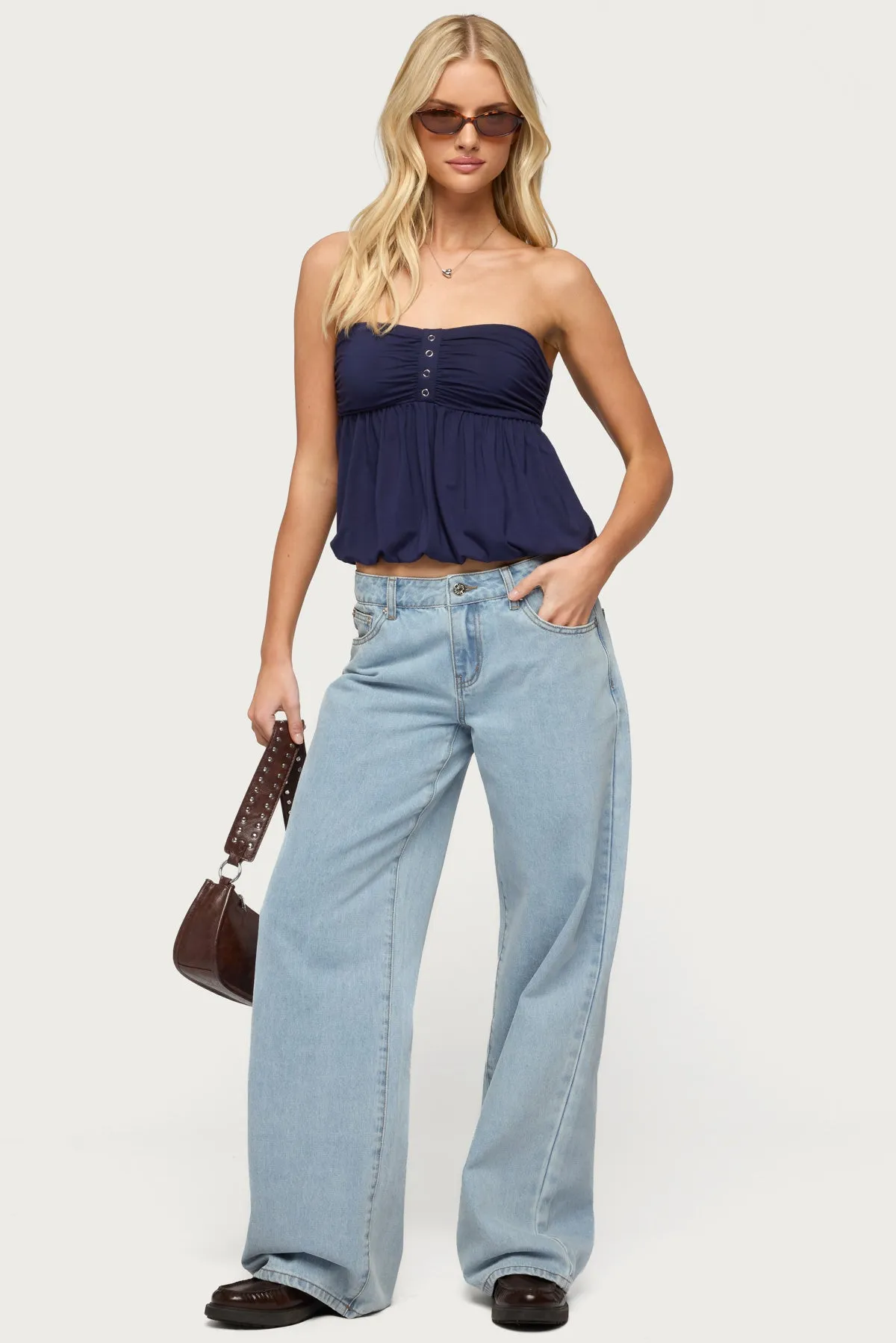 Yury Strapless Bubble Top sold by Edikted product image thumbnail 2