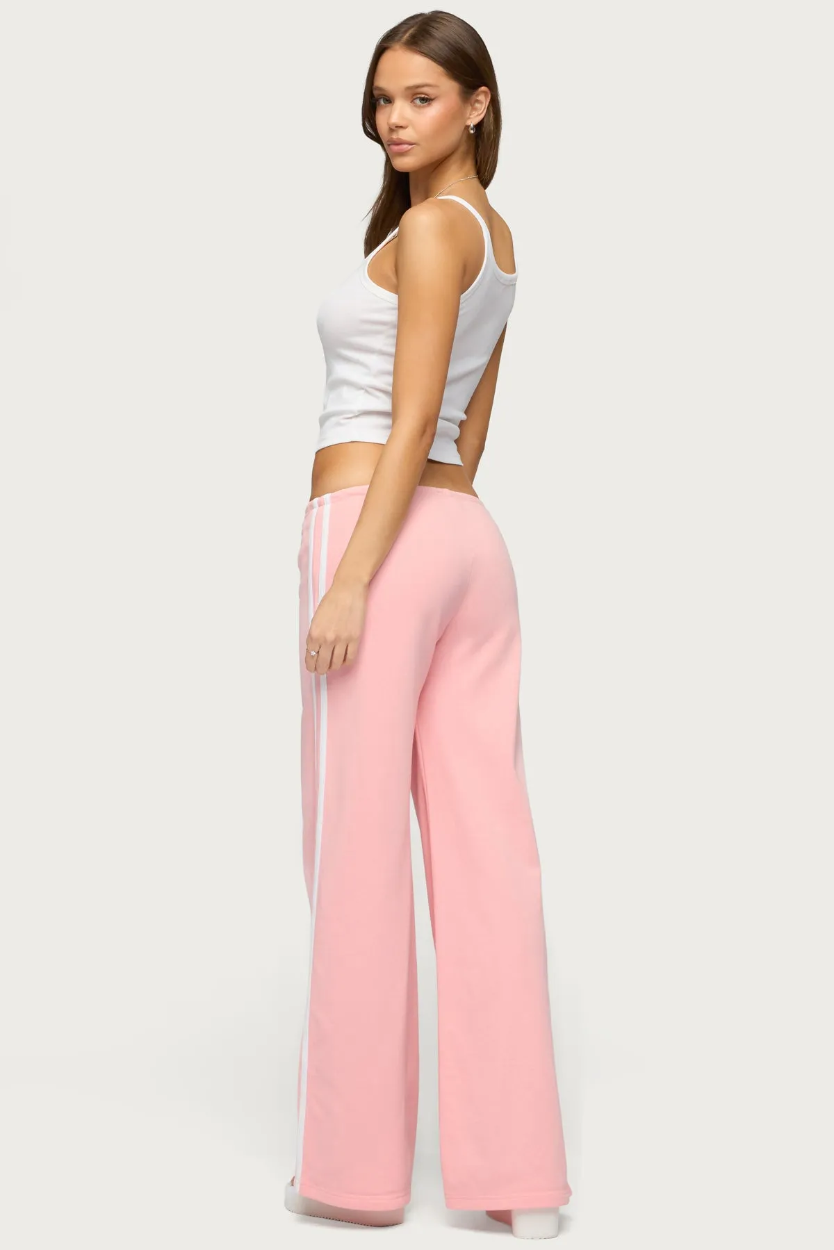 Cammile Contrast Stripe Sweatpants sold by Edikted product image thumbnail 4