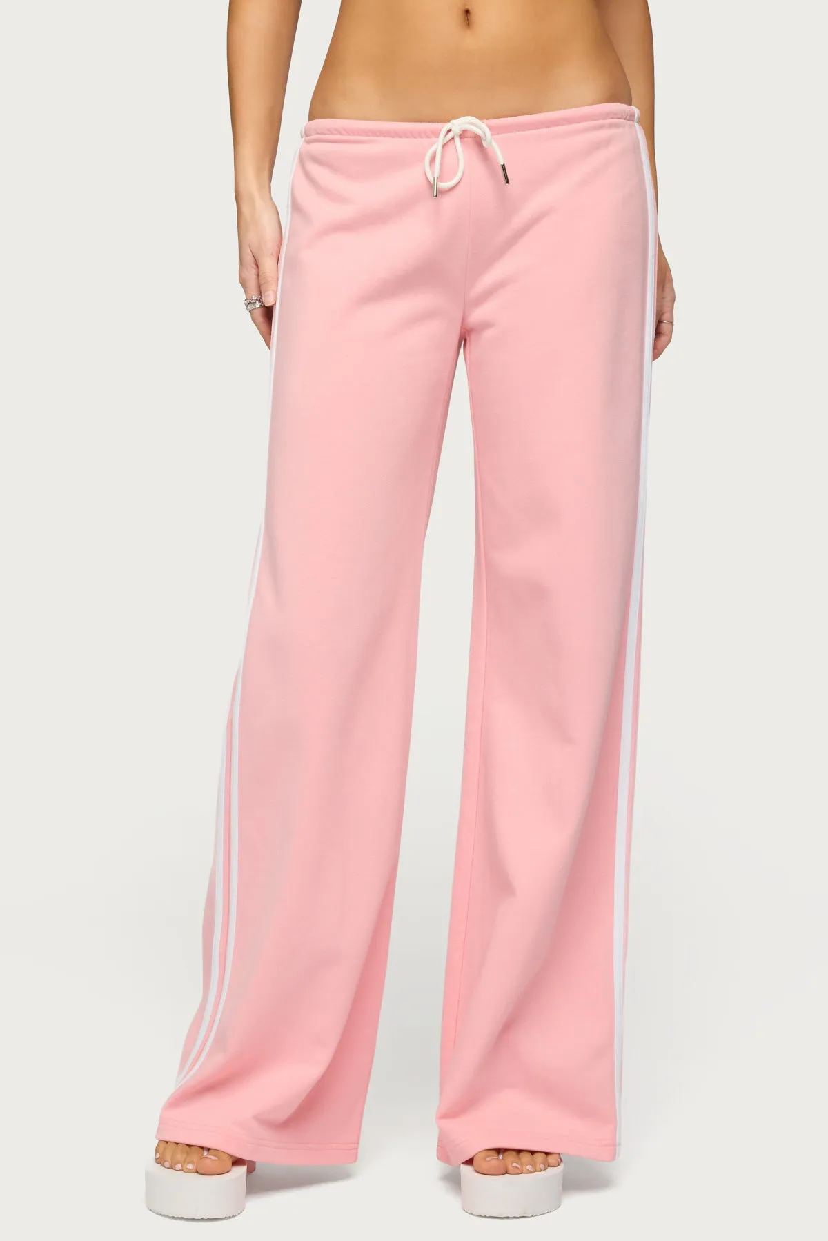 Cammile Contrast Stripe Sweatpants sold by Edikted product image thumbnail 2