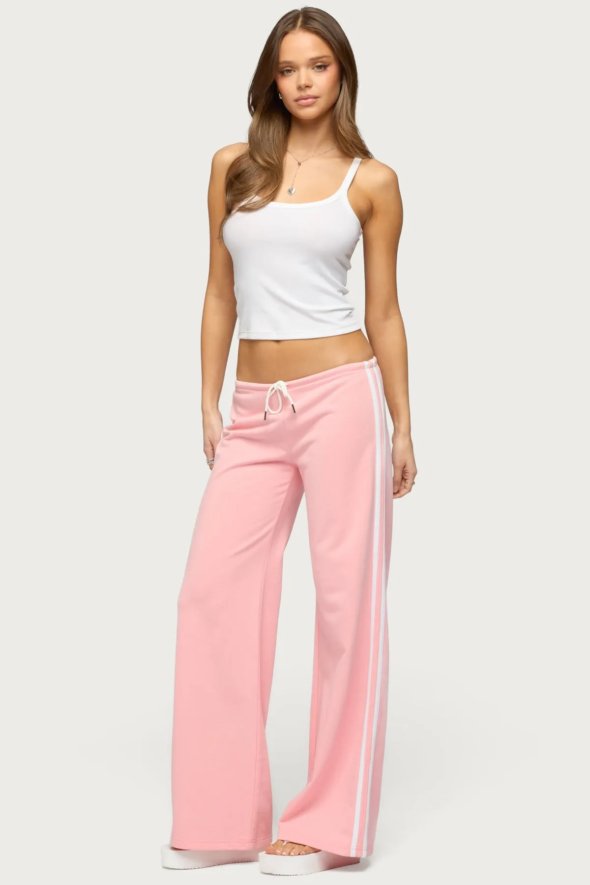 Cammile Contrast Stripe Sweatpants sold by Edikted product image thumbnail 5