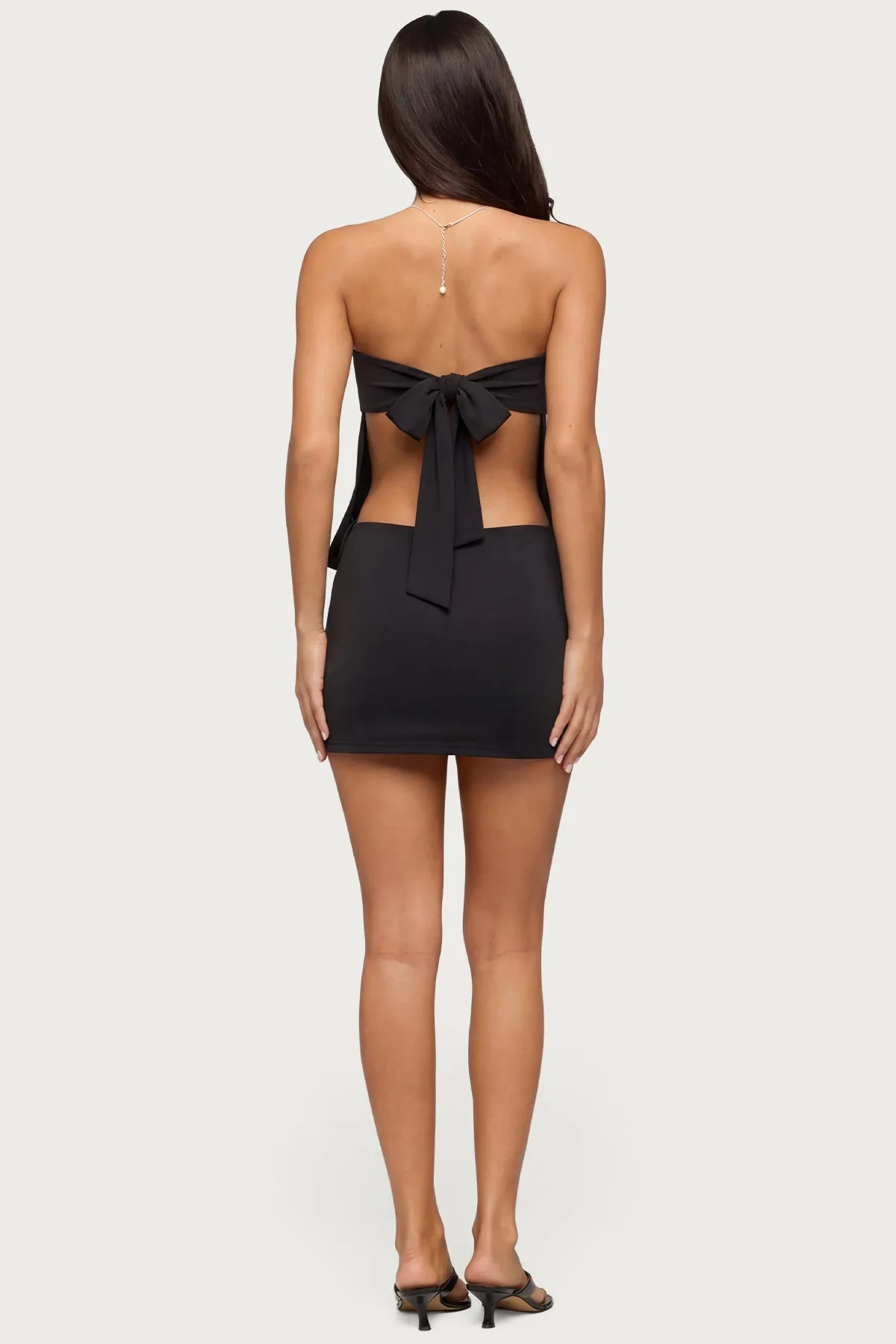Alannah Backless Strapless Mini Dress sold by Edikted product image thumbnail 5