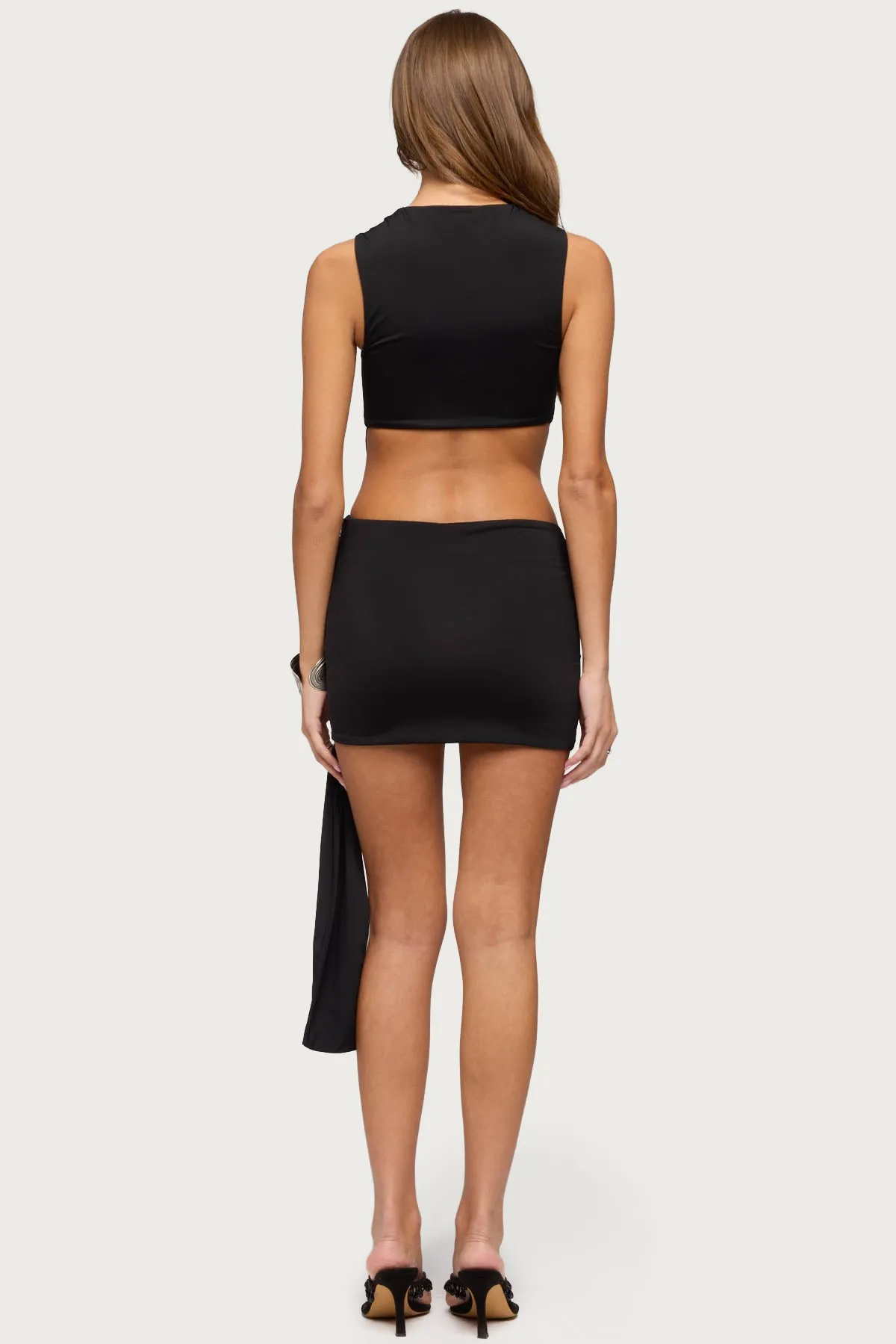 Sash Cutout Mini Dress sold by Edikted product image thumbnail 4