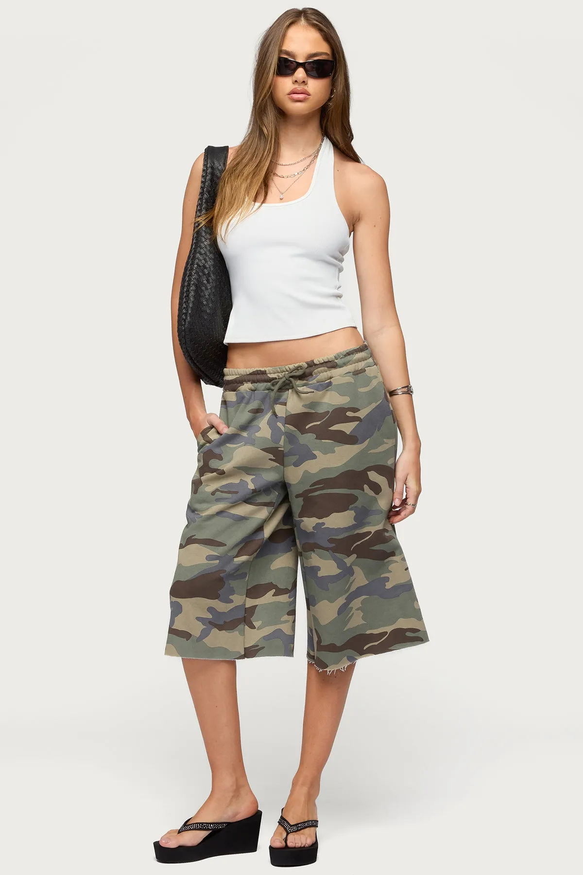 Kristene Ribbed Halter Top sold by Edikted product image thumbnail 2