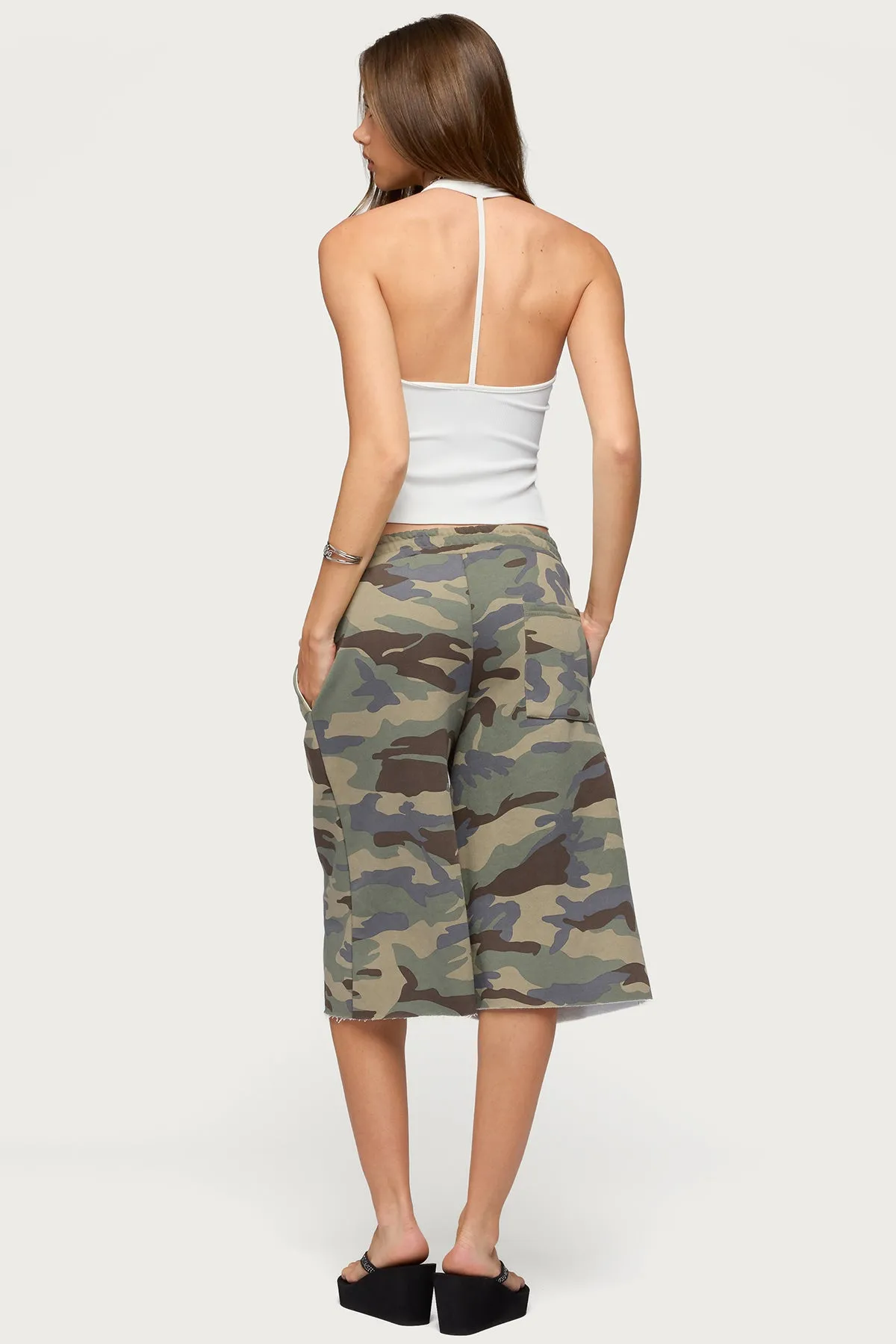 Kristene Ribbed Halter Top sold by Edikted product image thumbnail 5
