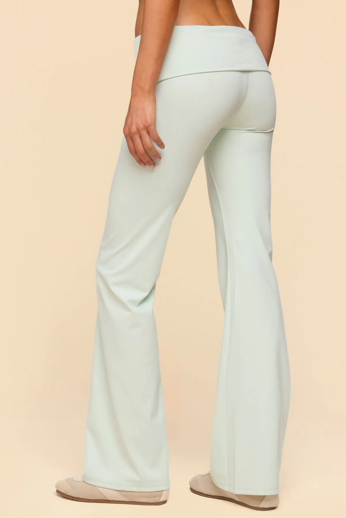 Oriane Foldover Flared Leggings sold by Edikted product image thumbnail 5