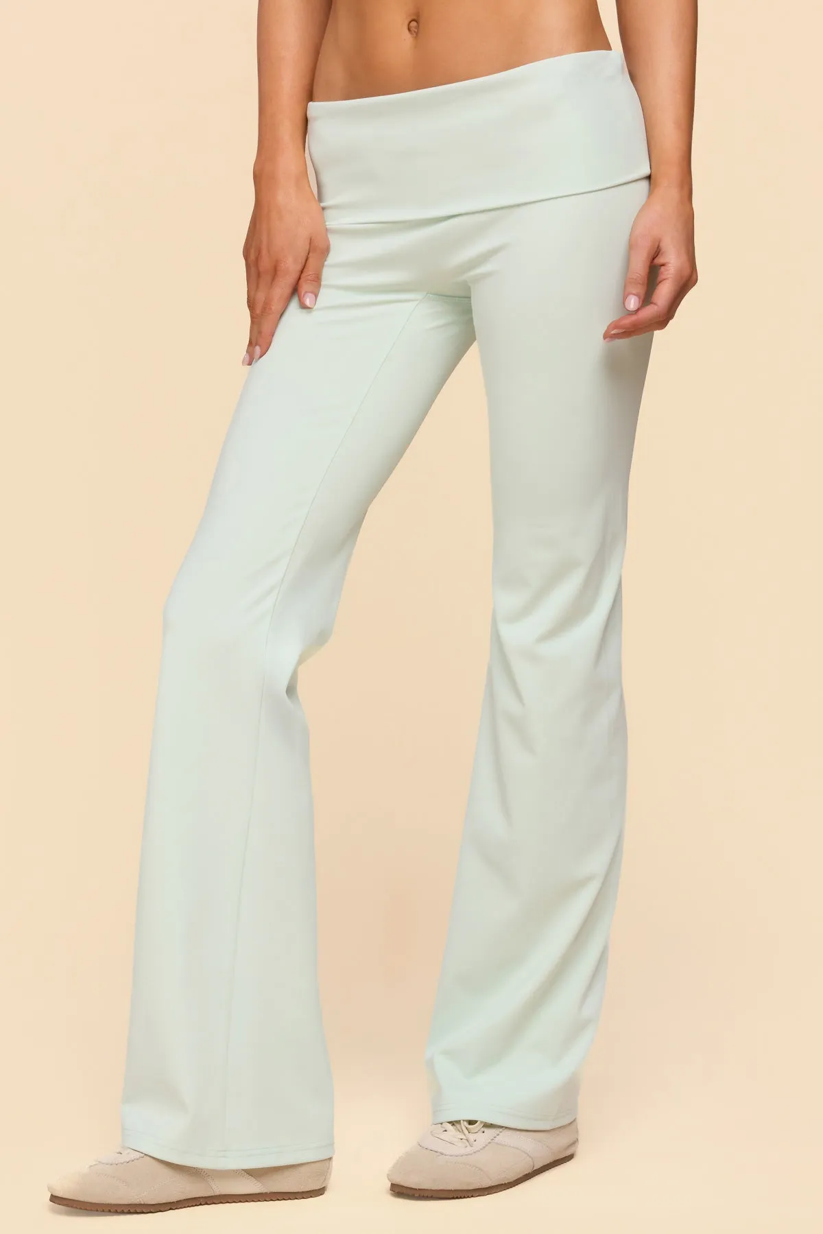 Oriane Foldover Flared Leggings sold by Edikted product image thumbnail 2