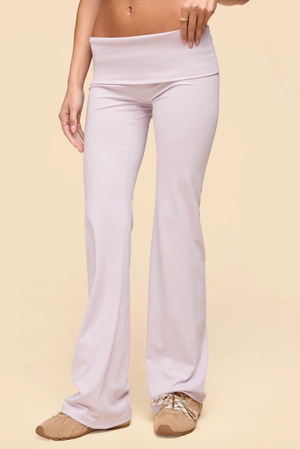 Oriane Foldover Flared Leggings sold by Edikted product image thumbnail 2