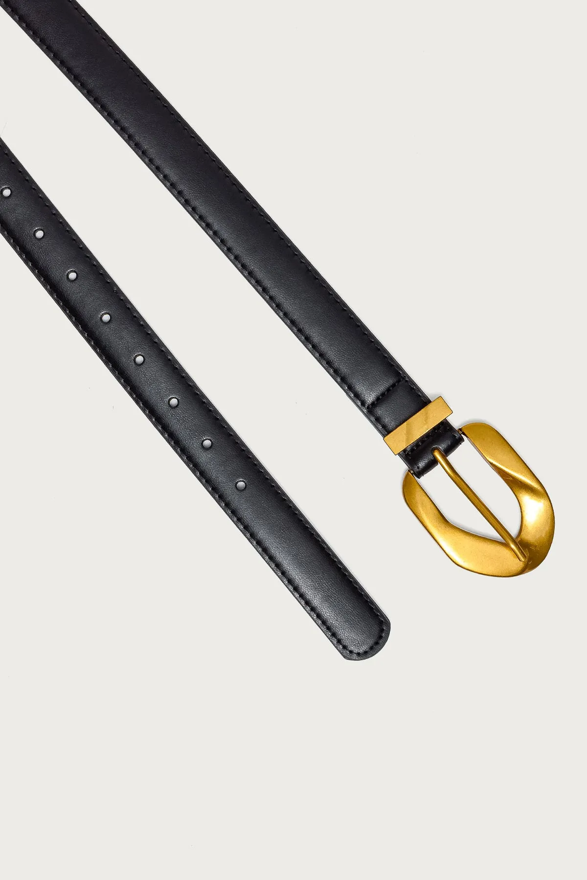 All Buckled Faux Leather Belt sold by Edikted product image thumbnail 3