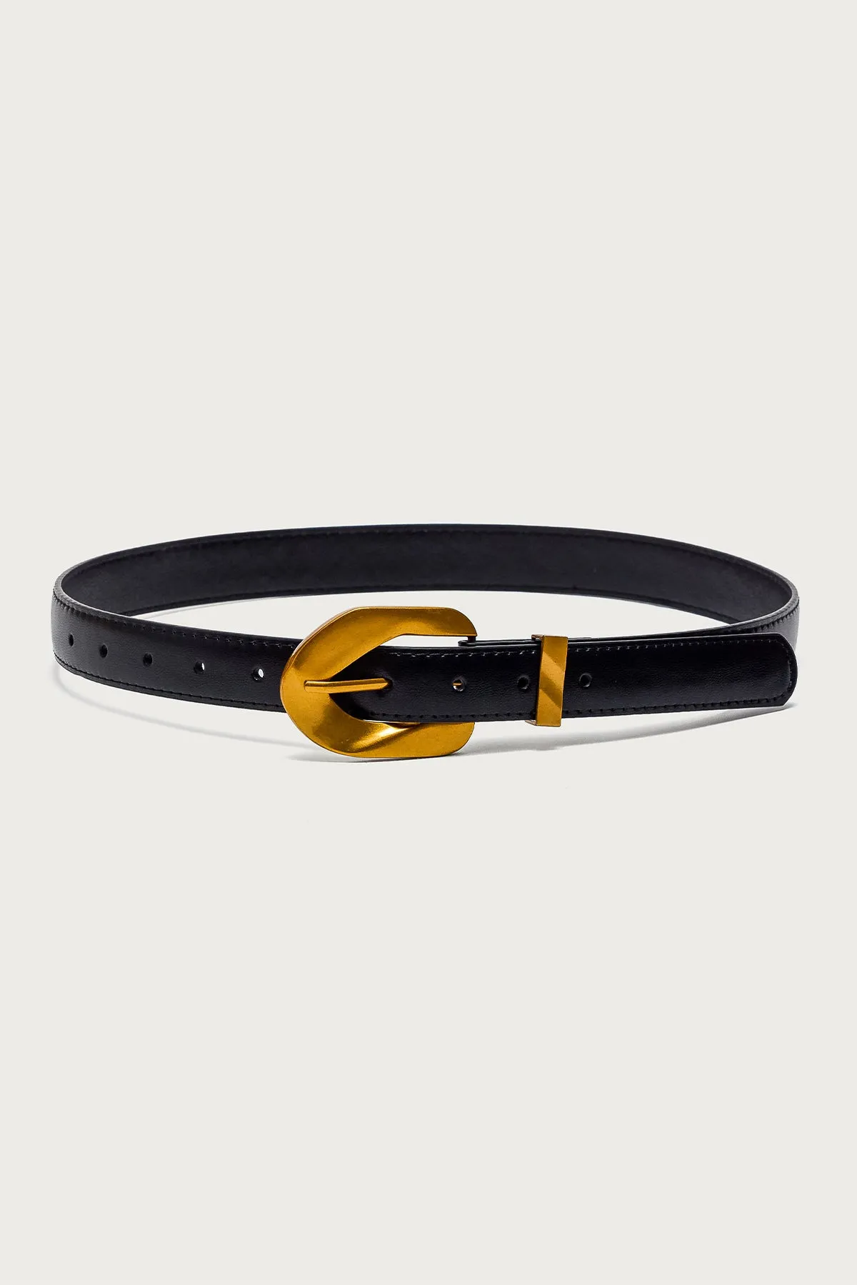 All Buckled Faux Leather Belt sold by Edikted product image thumbnail 2