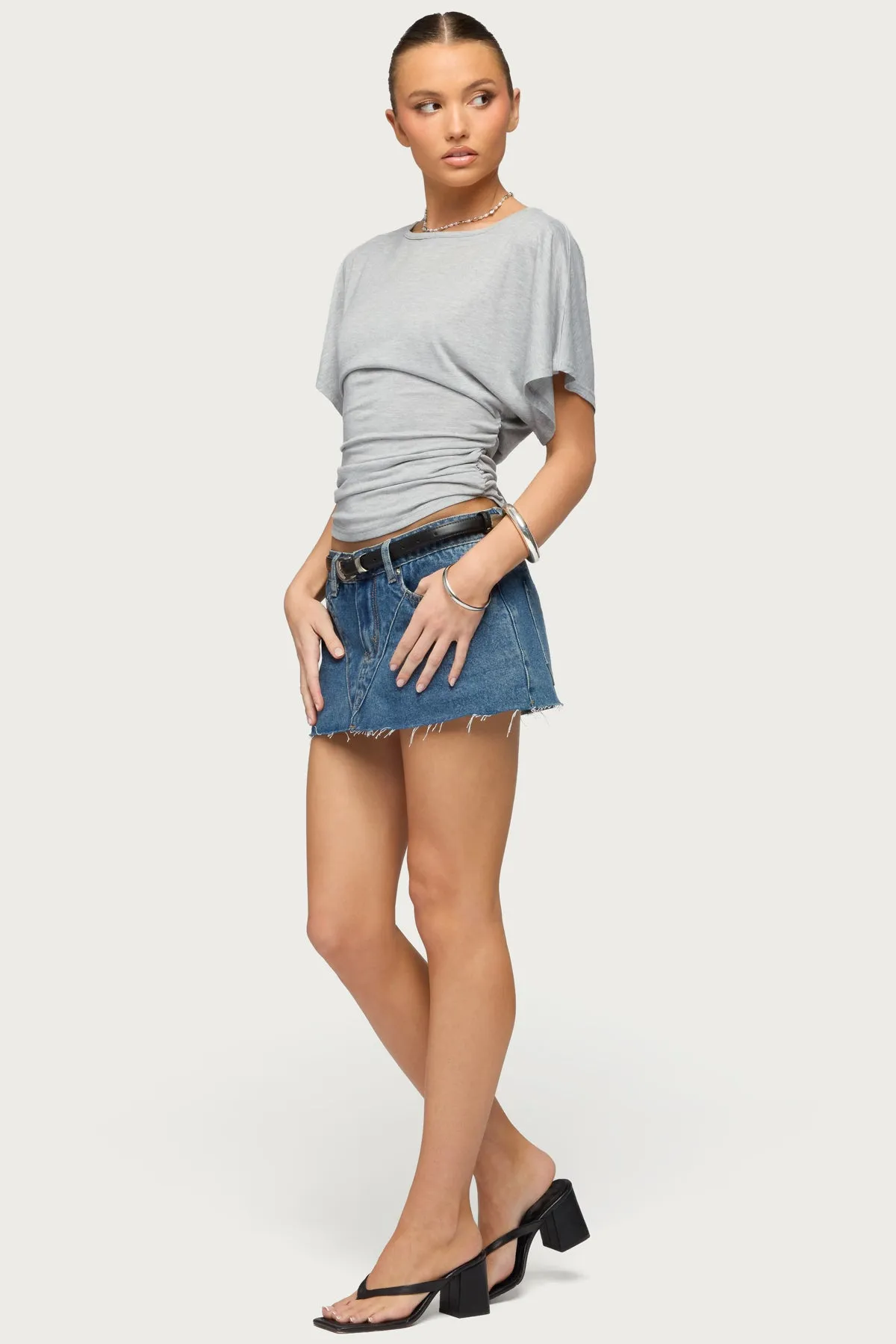 Abriana Ruched Waist Top sold by Edikted product image thumbnail 4