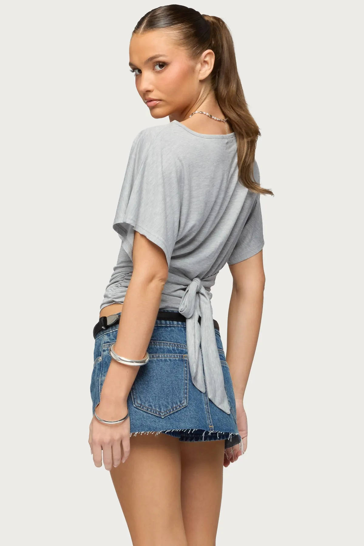 Abriana Ruched Waist Top sold by Edikted product image thumbnail 5