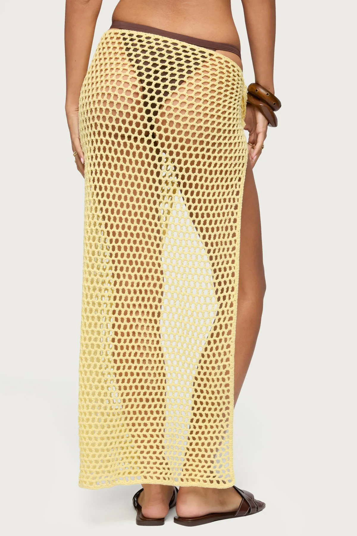 Avigail Crochet Maxi Sarong sold by Edikted product image thumbnail 5