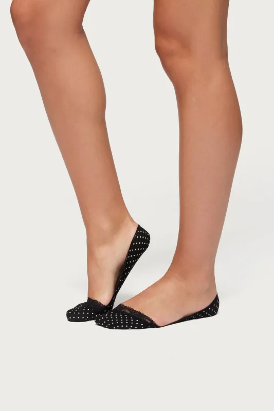 Lacey Polka Dot Socks made by Edikted