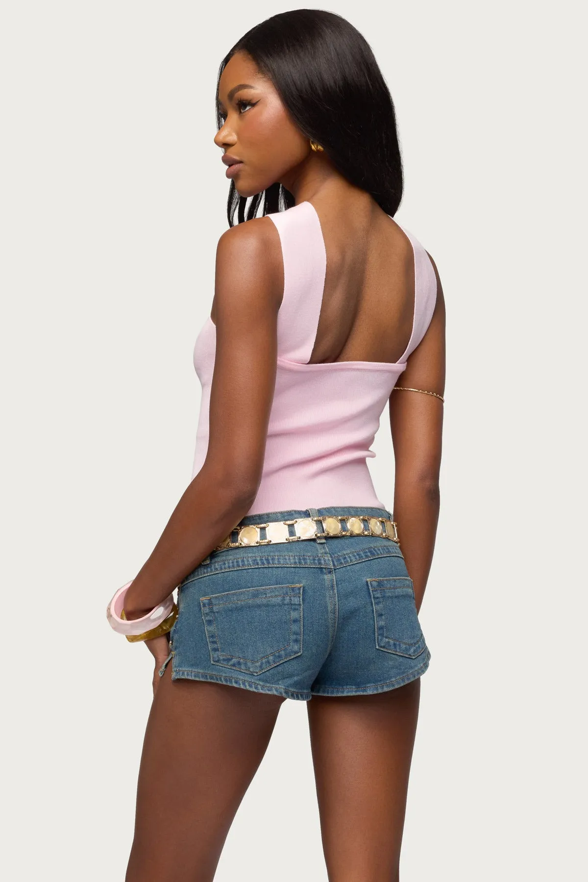 Kerren Knotted Knit Top sold by Edikted product image thumbnail 4