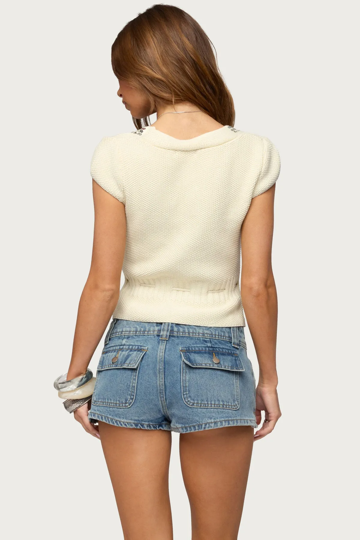 Cate Sequin Knit Top sold by Edikted product image thumbnail 5