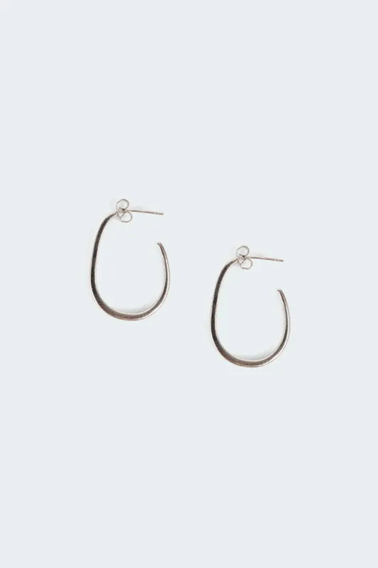 Visionary Open Hoop Stud Earrings sold by Edikted