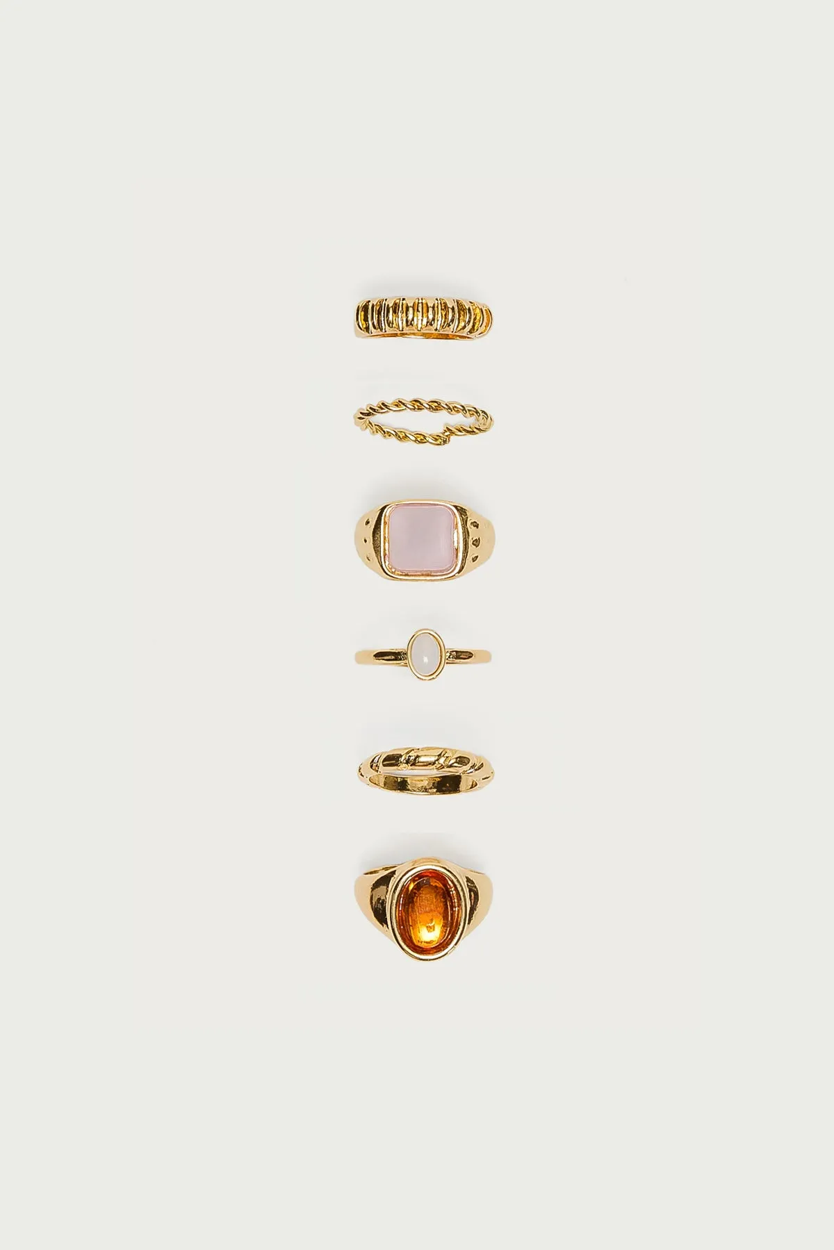 Lucky Gem Ring Pack sold by Edikted product image thumbnail 3