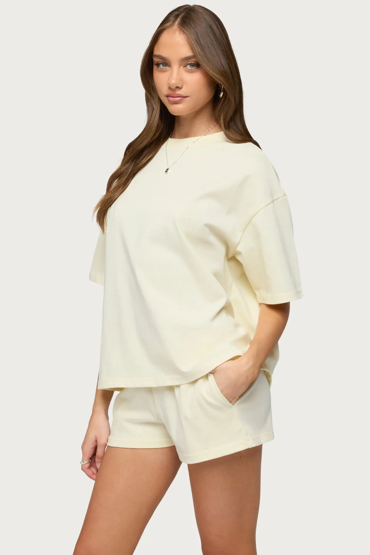 Cecilia Oversized T Shirt sold by Edikted