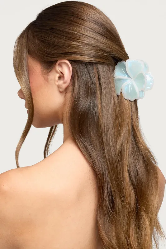 Iridescent Flower Claw Clip made by Edikted