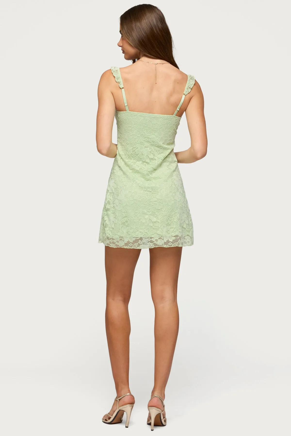 Stephanie Lace Mini Dress sold by Edikted product image thumbnail 5