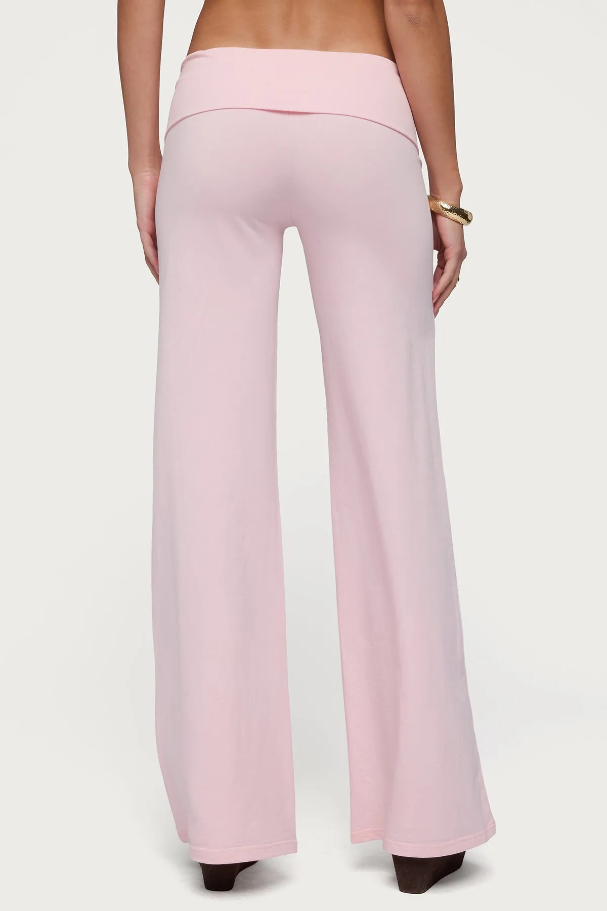 Poppy Foldover Wide Leg Pants sold by Edikted product image thumbnail 5