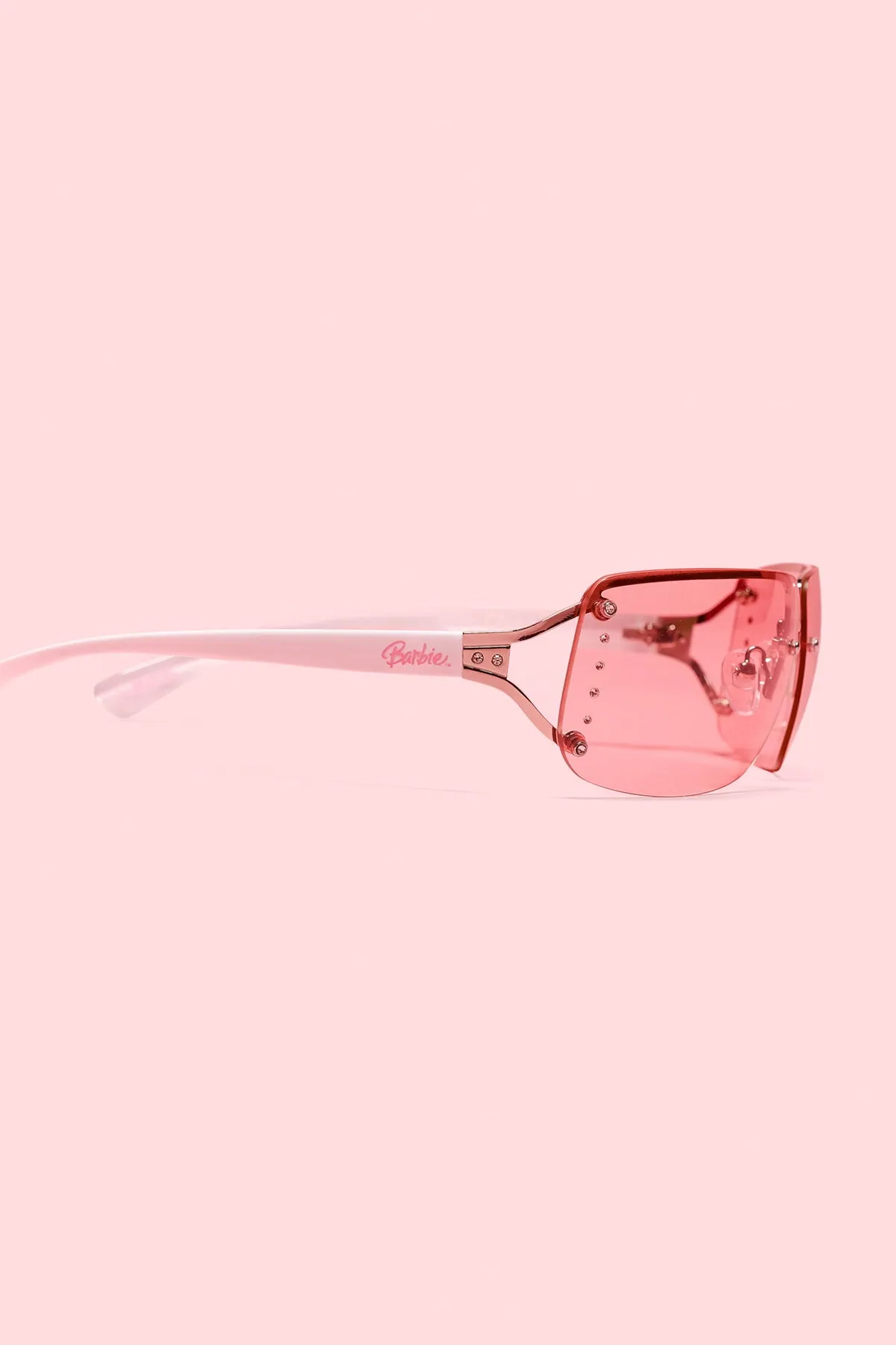 Barbie™ Rhinestone Rectangle Sunglasses sold by Edikted product image thumbnail 3