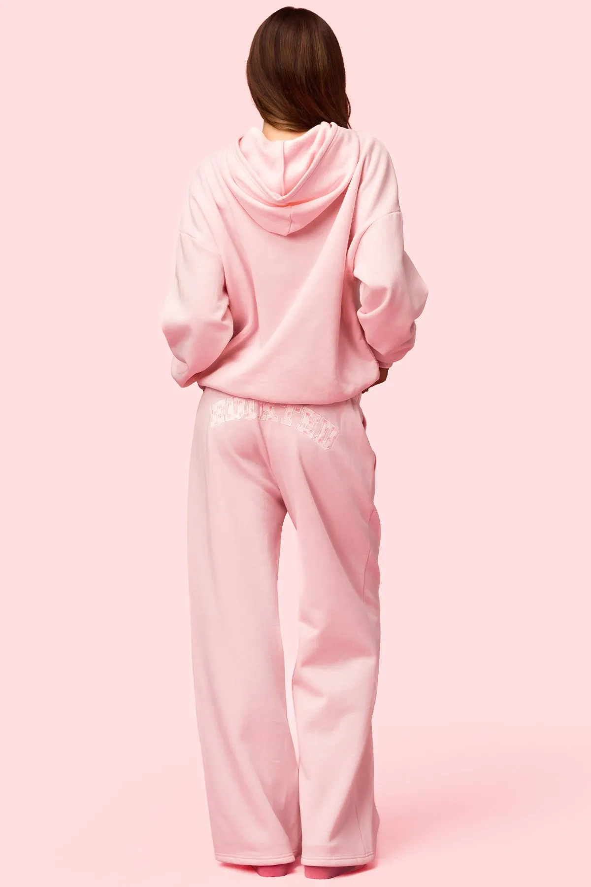 Edikted Hearts Barbie™ Baggy Sweatpants sold by Edikted
