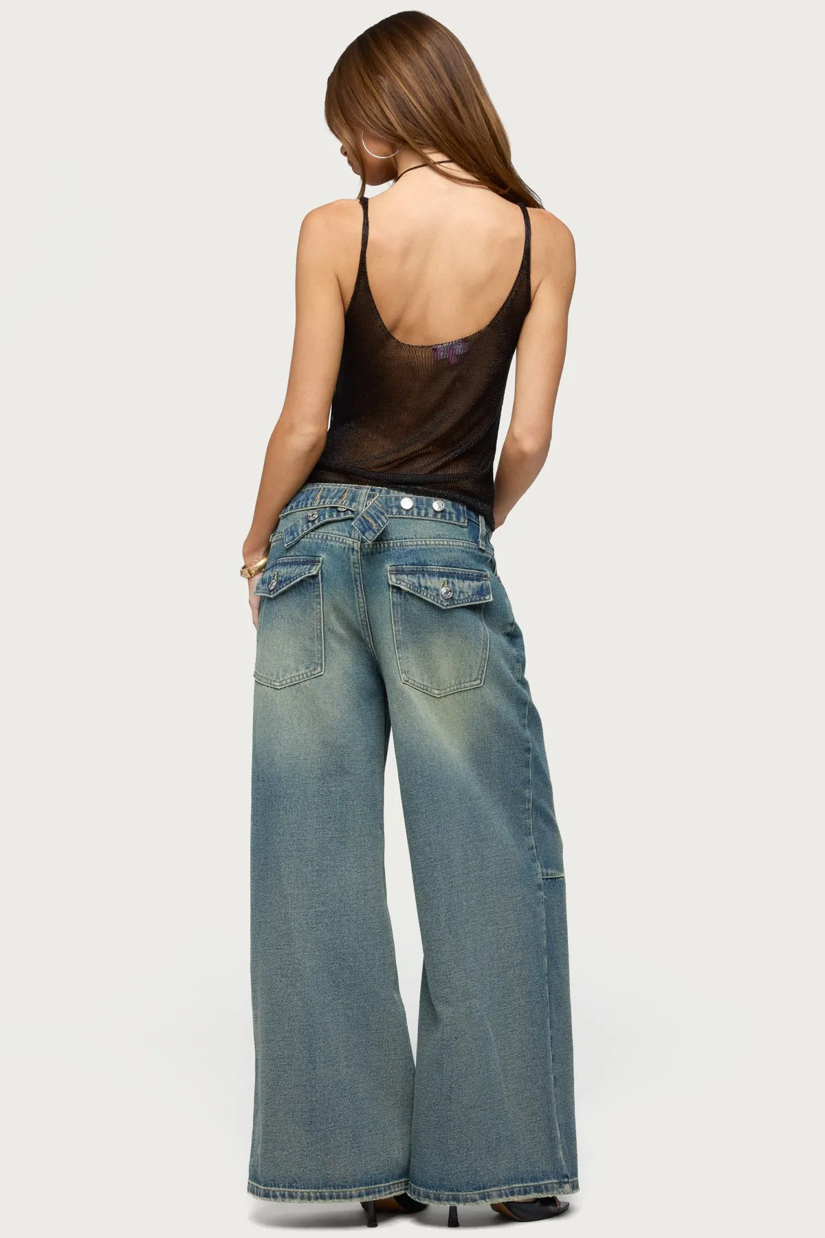 Meena Shiny Knit Tank Top sold by Edikted product image thumbnail 5