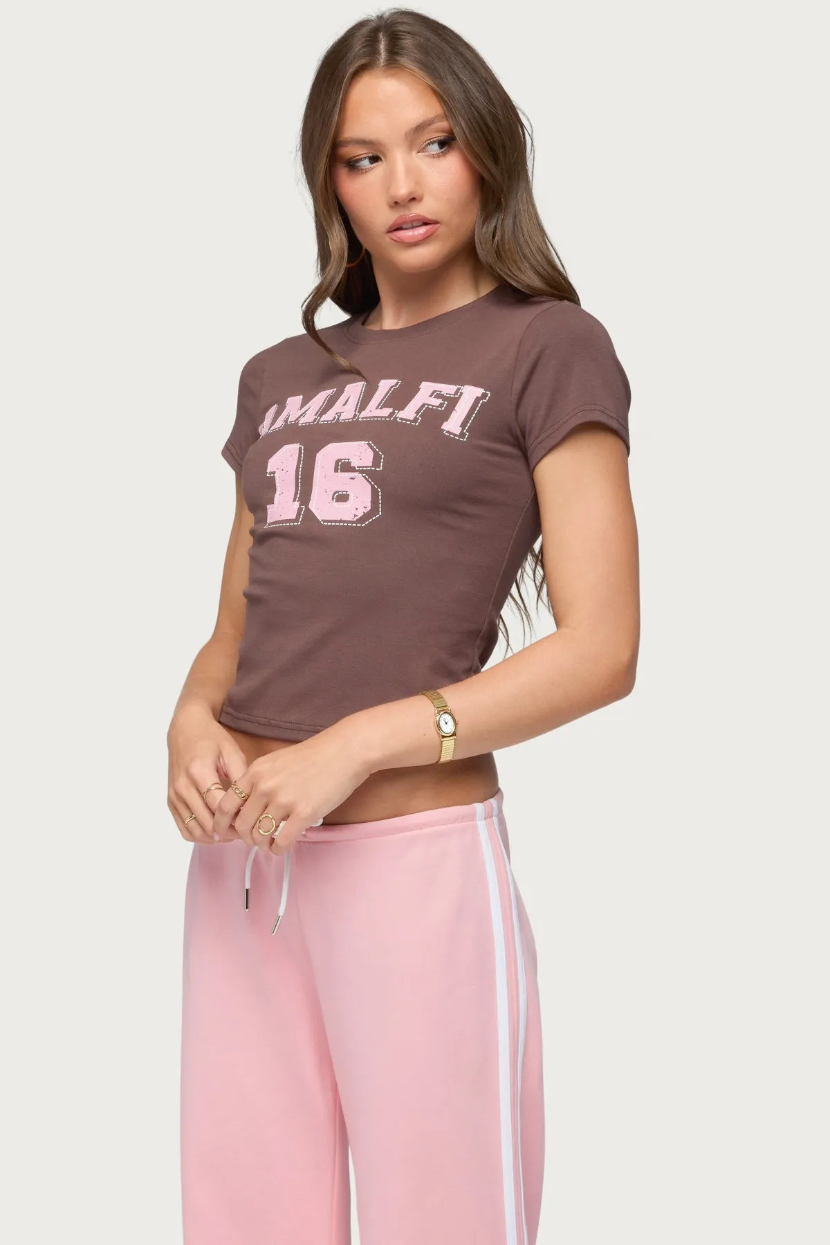 Amalfi Contrast T Shirt sold by Edikted product image thumbnail 3