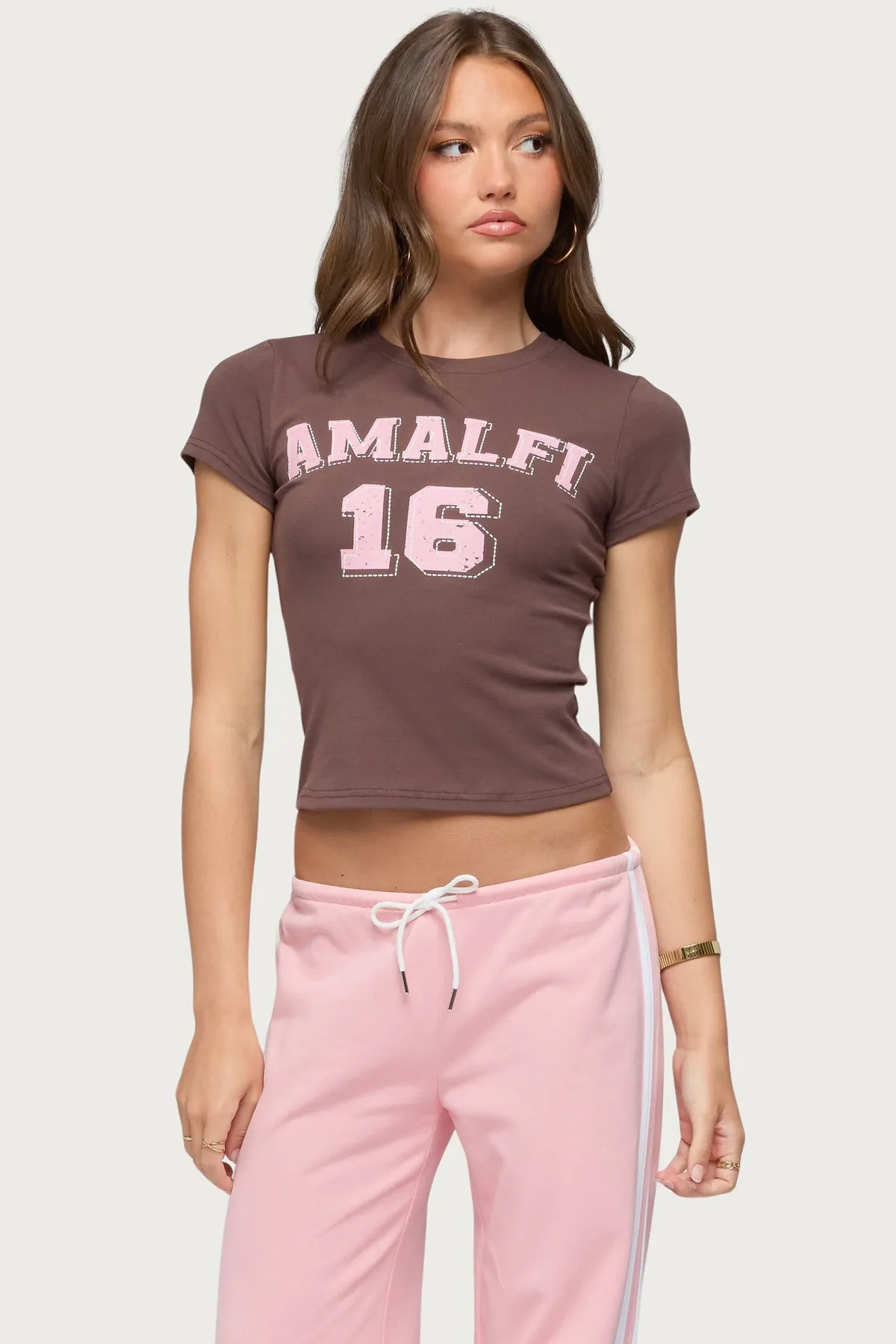 Amalfi Contrast T Shirt sold by Edikted