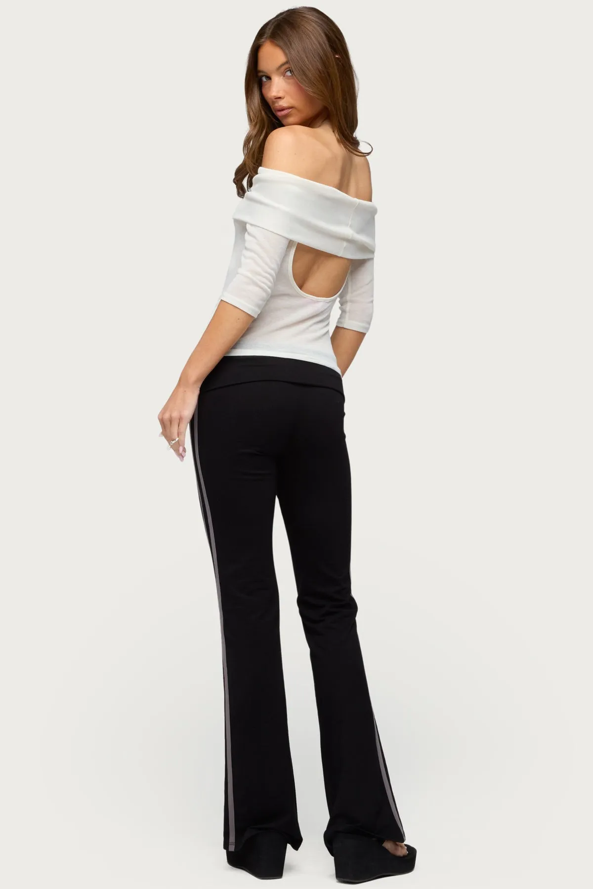 Thais Foldover Backless Top sold by Edikted product image thumbnail 5