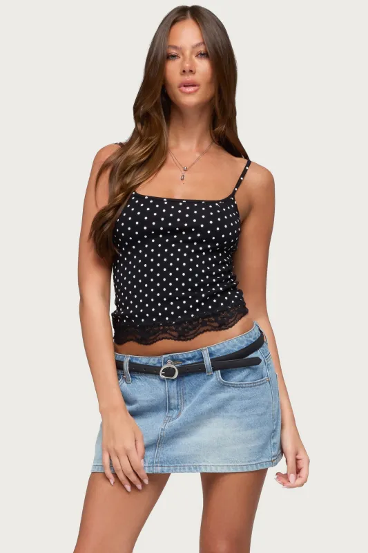 Lyle Lacey Polka Dot Top made by Edikted
