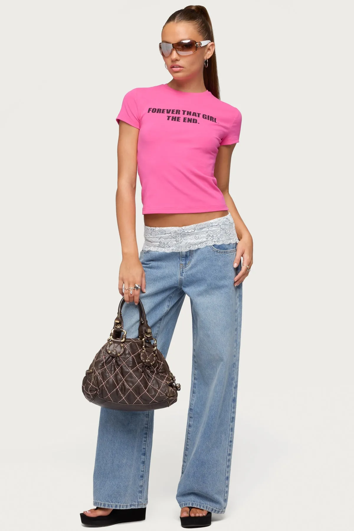 Forever That Girl T Shirt sold by Edikted product image thumbnail 2