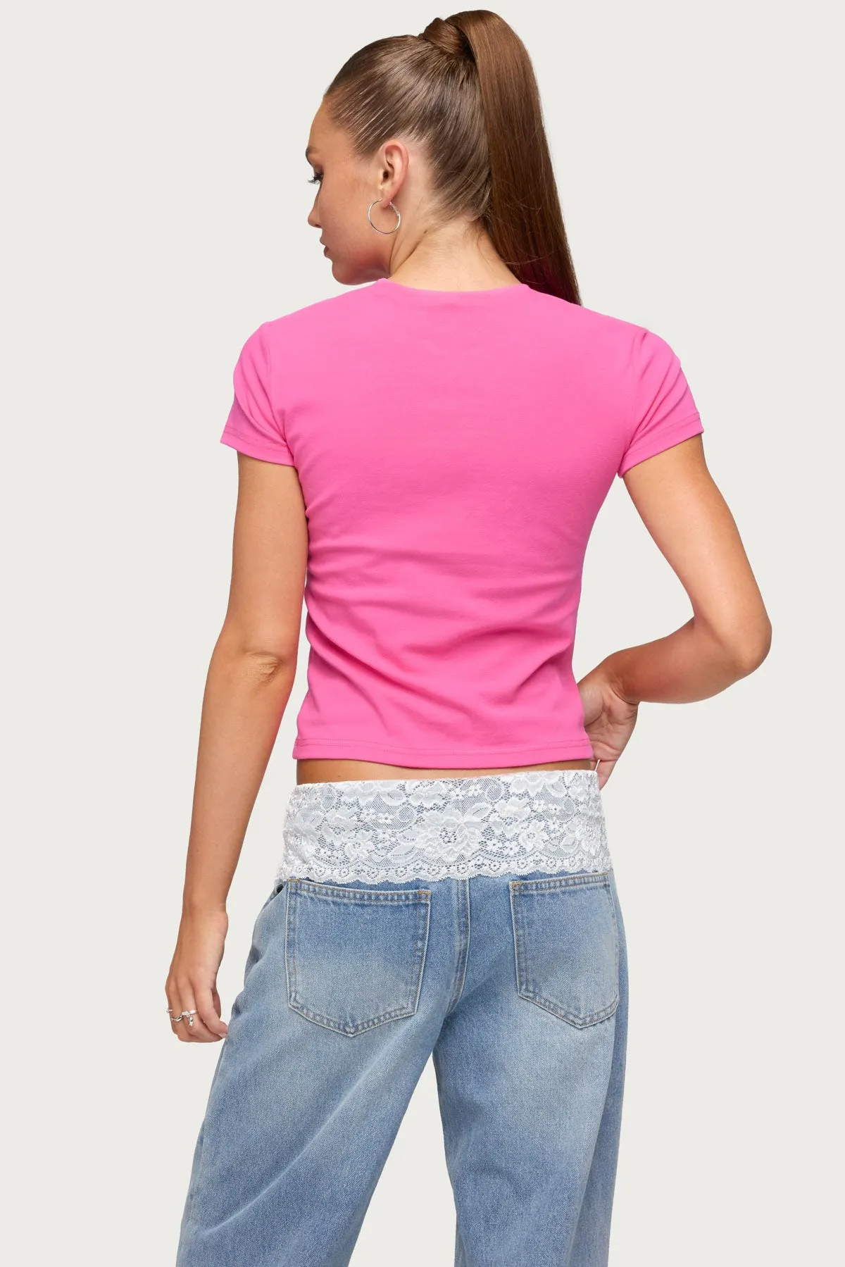 Forever That Girl T Shirt sold by Edikted product image thumbnail 5