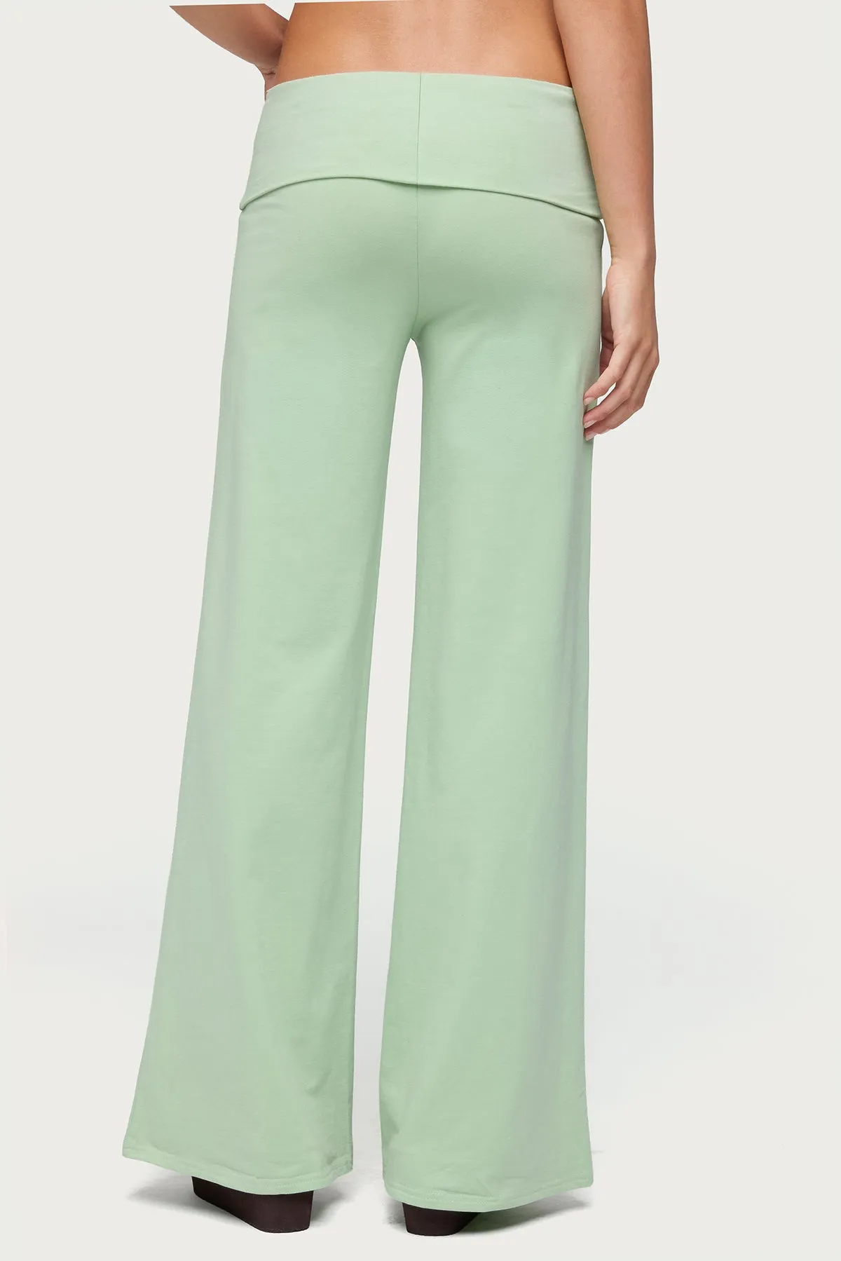 Cammy Wide Leg Foldover Pants sold by Edikted product image thumbnail 5