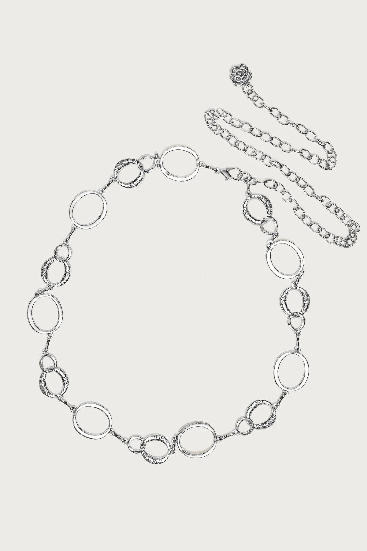 Textured Oval Chain Belt sold by Edikted product image thumbnail 2
