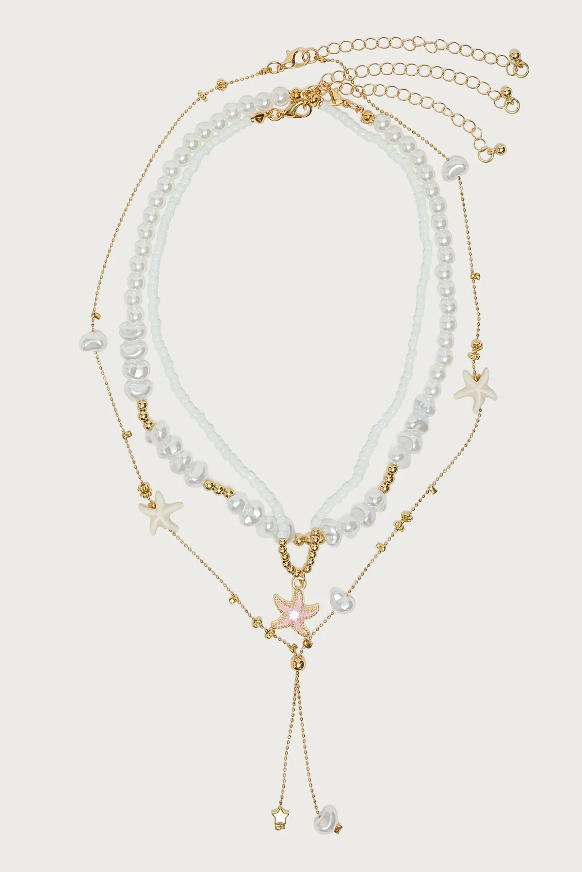 Seaside Babe Layered Necklace sold by Edikted product image thumbnail 2