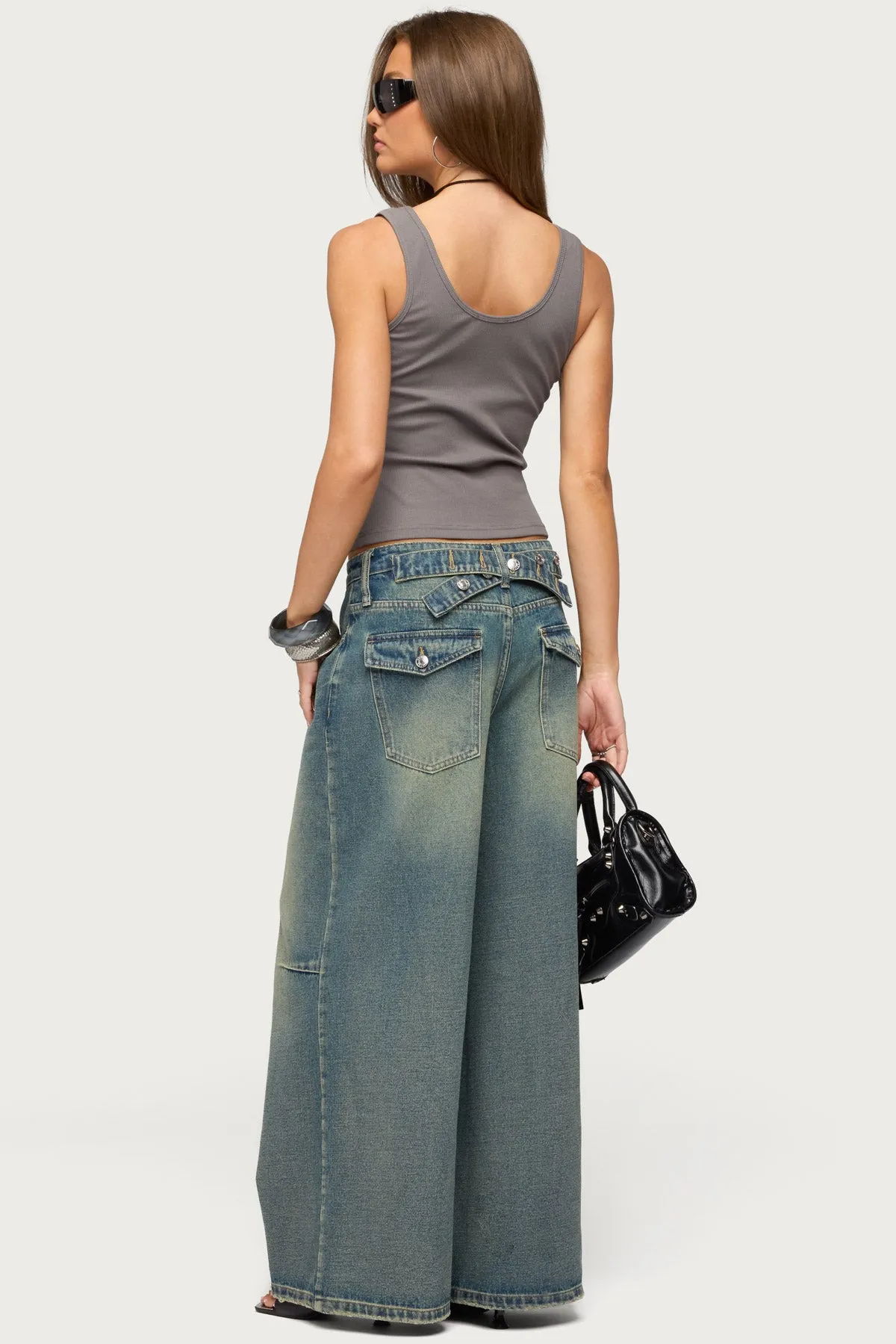 Beaded Fringe Ribbed Tank Top sold by Edikted product image thumbnail 4