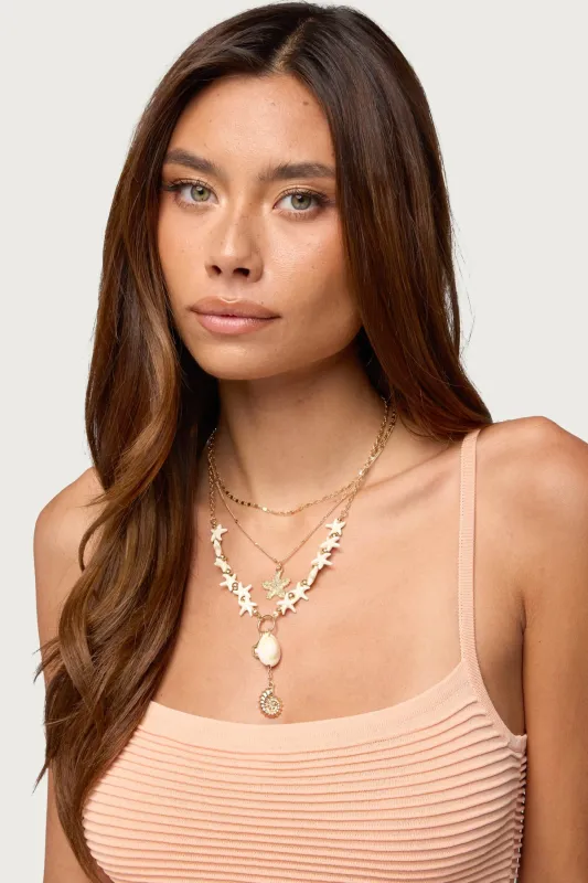 Sea Babe Coastal Necklace Pack made by Edikted