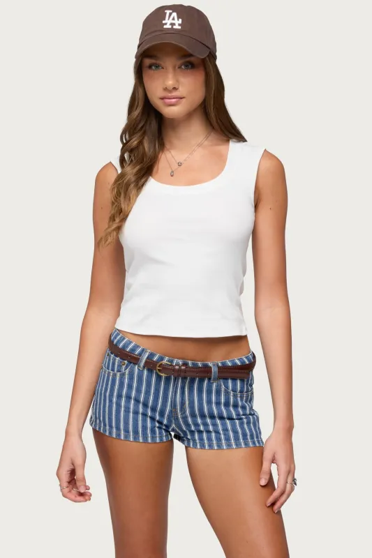 Yoonchae Scoop Neck Top made by Edikted