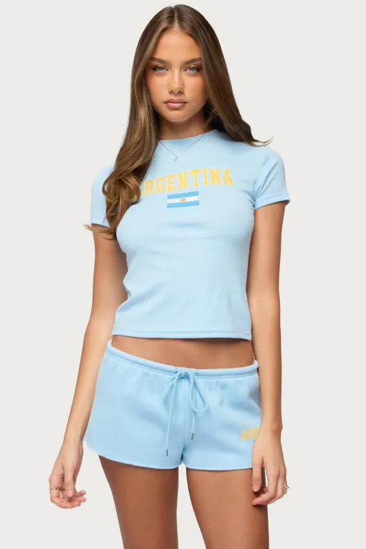 Argentina T Shirt made by Edikted