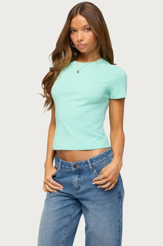 Marleaux Fitted T Shirt made by Edikted