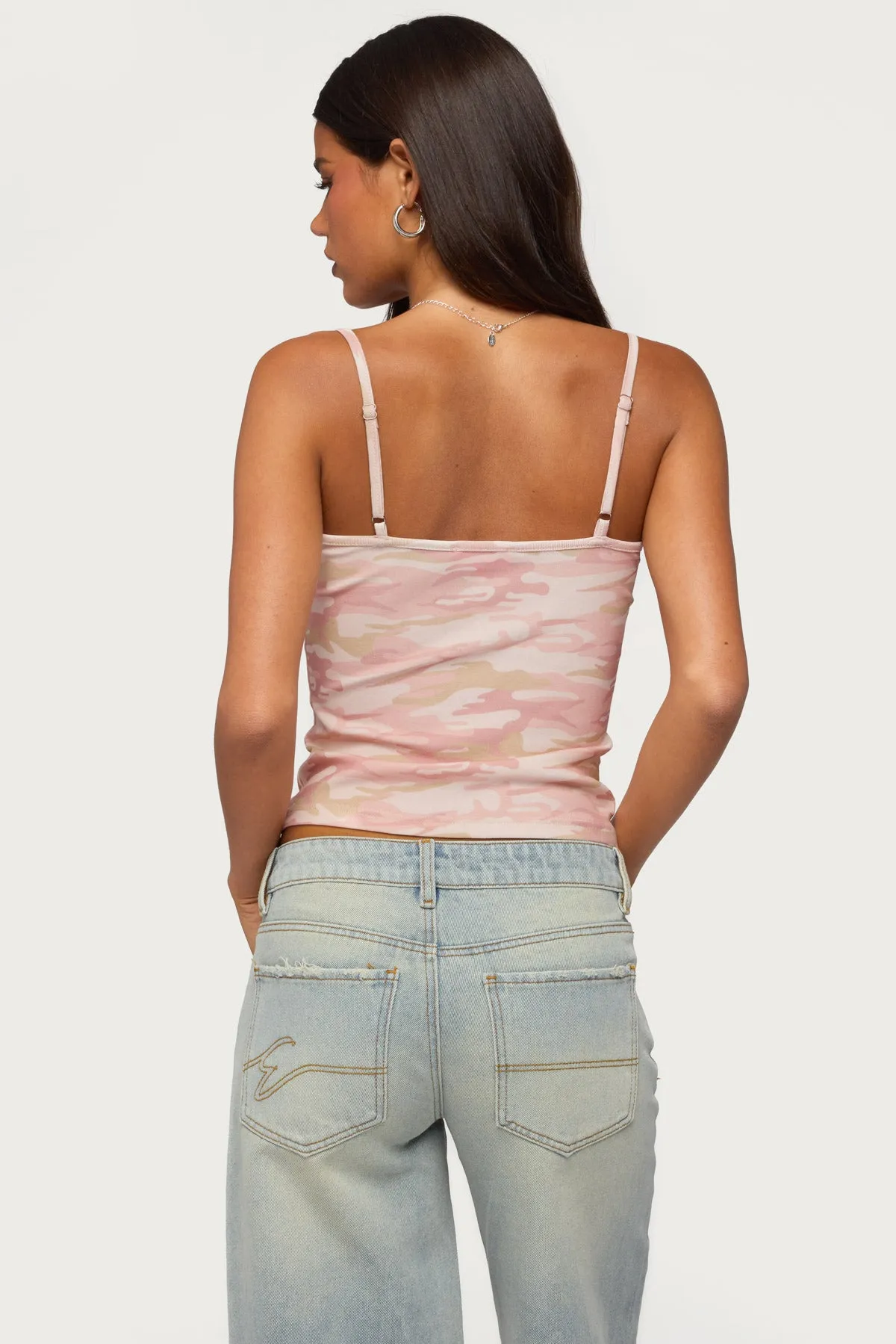 Ciellah Camo Tank Top sold by Edikted product image thumbnail 5