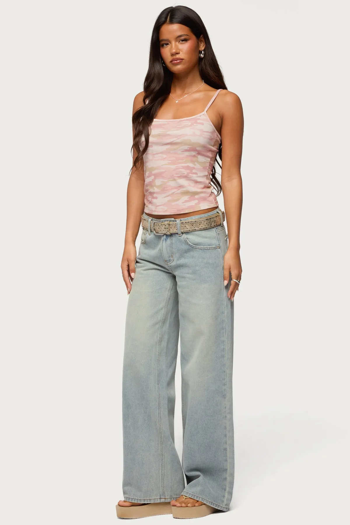 Ciellah Camo Tank Top sold by Edikted product image thumbnail 4