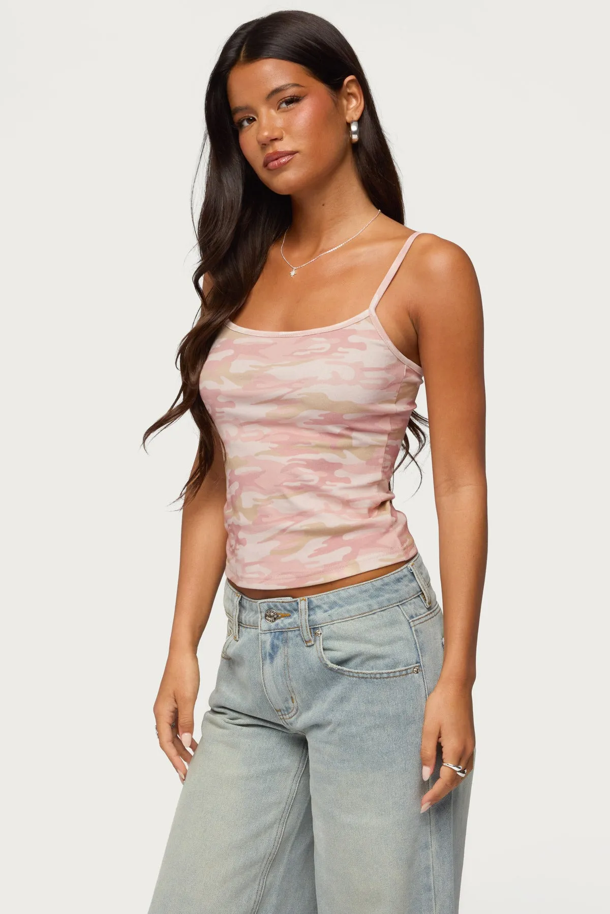 Ciellah Camo Tank Top sold by Edikted product image thumbnail 3