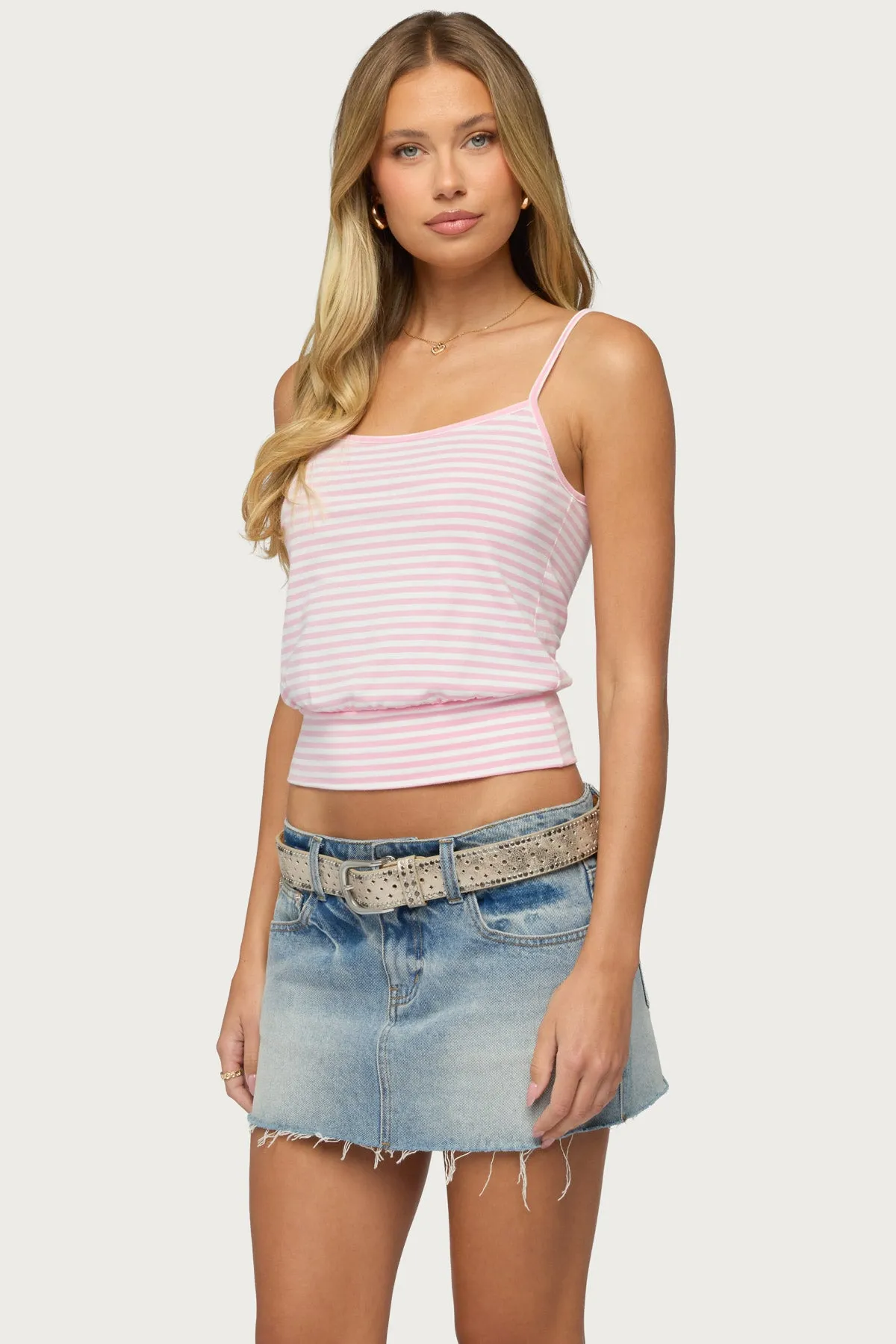 Hazelina Striped Tank Top sold by Edikted product image thumbnail 3